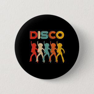 Disco 70er Disco Vintages Retro-Tanzen Button
