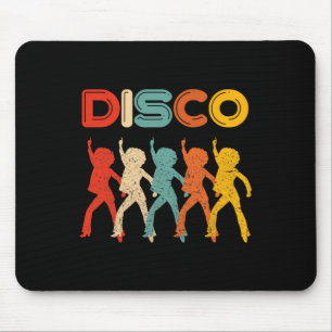 Disco 70er Disco Vintages Retro-Tanzen Mousepad