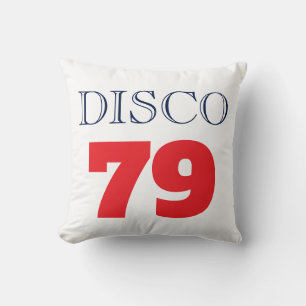 Disco 79 Pop Art Musik Unterhaltung Retro Kissen