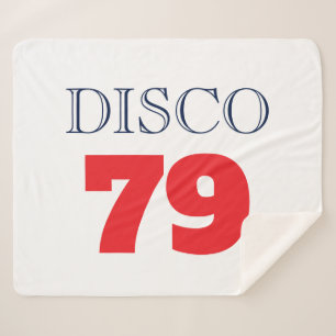 Disco 79 Pop Art Musik Unterhaltung Retro Sherpadecke