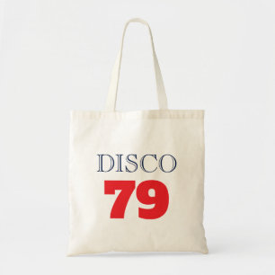 Disco 79 Pop Art Musik Unterhaltung Retro Tragetasche