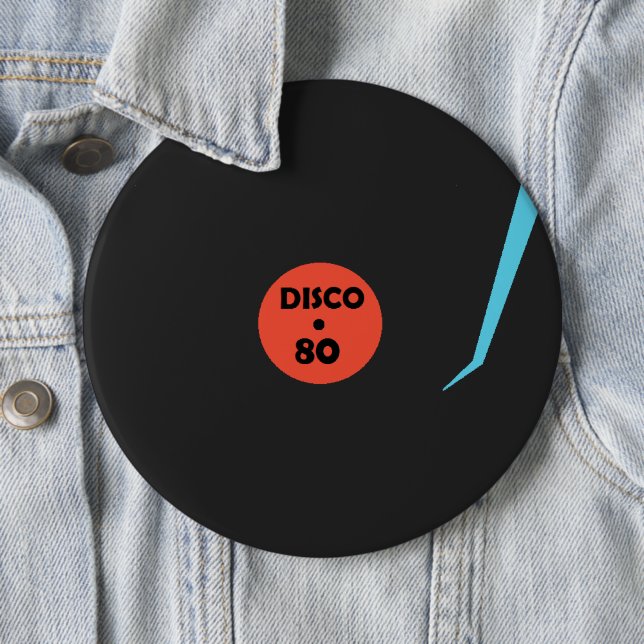 Disco 80 button (Beispiel)