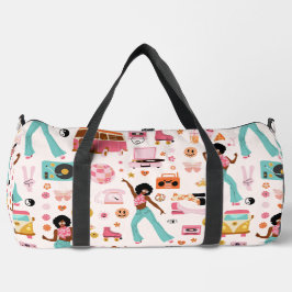 Disco-Alien afrikanischer 1970er Jahre Duffle Bag