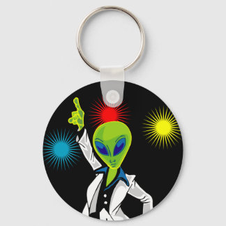 Disco-Alien Schlüsselanhänger