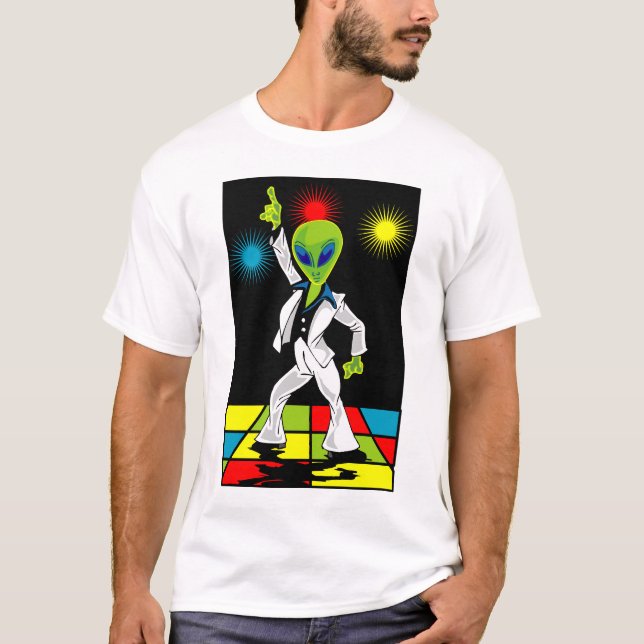Disco-alien T-Shirt (Vorderseite)