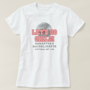 Disco Bachelorette Wochenende Party Retro T-Shirt