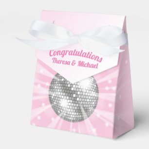 Disco Ball Baby Dusche Groovy Pink Girl Geschenkschachtel