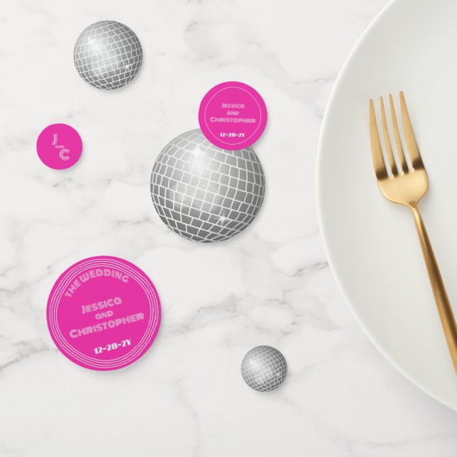 Disco Ball Confetti Personalisiert Groovi Lila Konfetti (Gruppe)