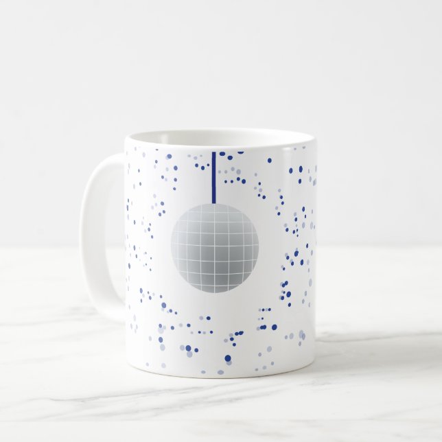 Disco Ball Dancer Kaffeetasse (Vorderseite Links)