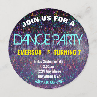 Disco BALL, Disco Dance Geburtstagsparty der 70er  Einladung