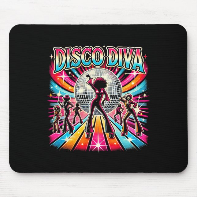 Disco Ball Disco Mousepad (Vorne)