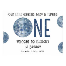 Disco Ball First Year 1st Birthday Party