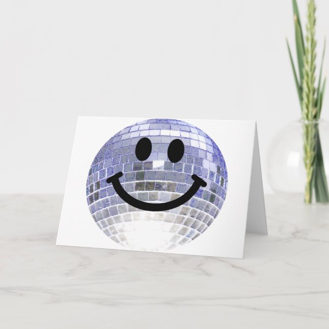 Disco Ball Karte (Vorderseite)