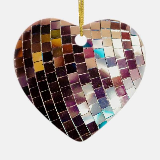 Disco-Ball Keramikornament (Vorne)