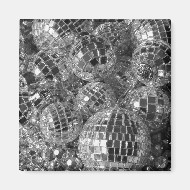 Disco Ball Ornaments Magnet (Vorne)