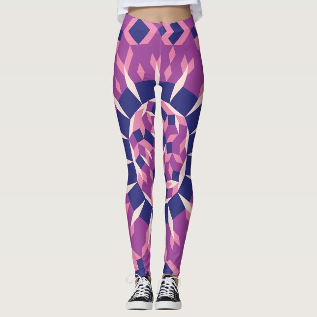 Disco Ball Pattern Leggings (Vorderseite)