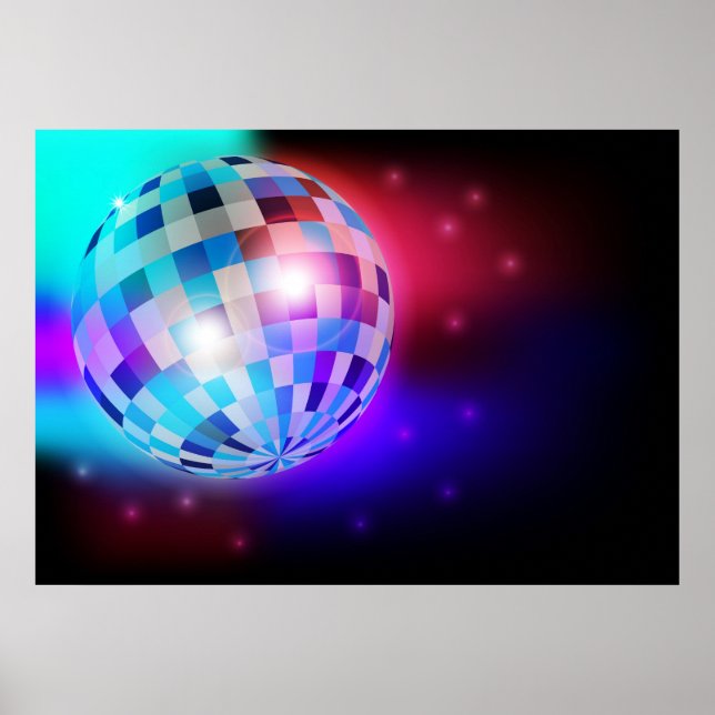Disco Ball Poster (Vorne)