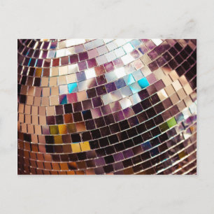 Disco Ball Postkarte