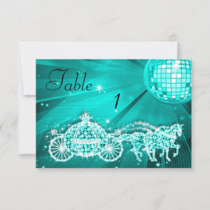 Disco-Ball, Prinzessin Coach u. Pferdedoppeltes Einladung