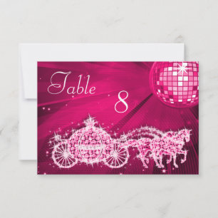 Disco-Ball, Prinzessin Coach u. Pferdedoppeltes Einladung