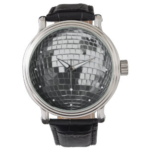 Disco-Ball-Retro Party-Uhr Armbanduhr