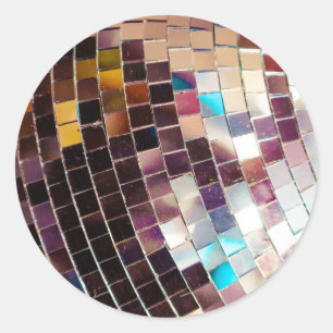 Disco Ball Runder Aufkleber