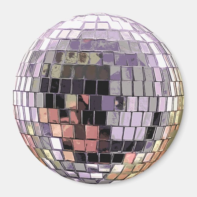 Disco Ball - Sangria Magnet (Vorne)