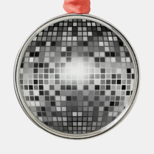 DISCO BALL SILBERNES ORNAMENT