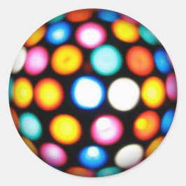 Disco-Ball-Sticker Runder Aufkleber