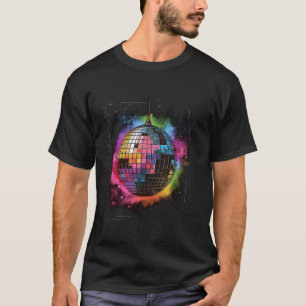 Disco Ball Vintag Retro House Diskothek c T-Shirt