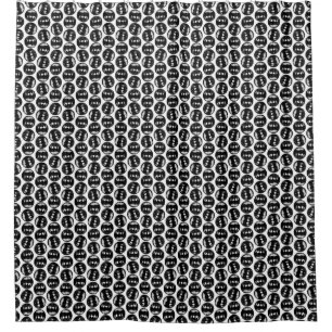 Disco Balls Mirror Ball Pattern CUSTOM BG FARBE Duschvorhang