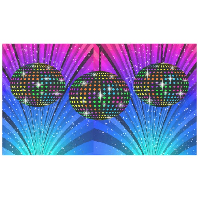 Disco-Banner, Foto-Prop, Tischtennis Tischdecke (Vorderseite (Horizontal))