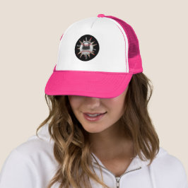 Disco Baseball & Lipstick Trucker Hat 💄 ⚾ Truckerkappe