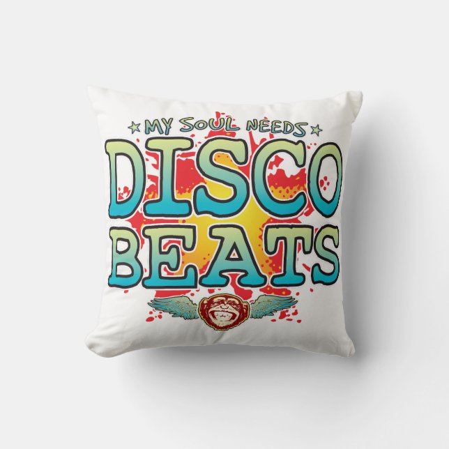 Disco Beats Soul Cushion Kissen (Vorderseite)