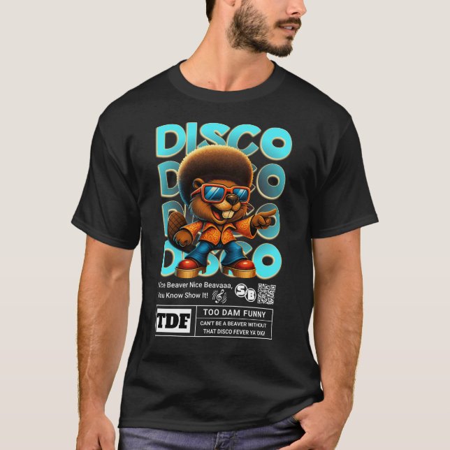 Disco Beaver T-Shirt (Vorderseite)
