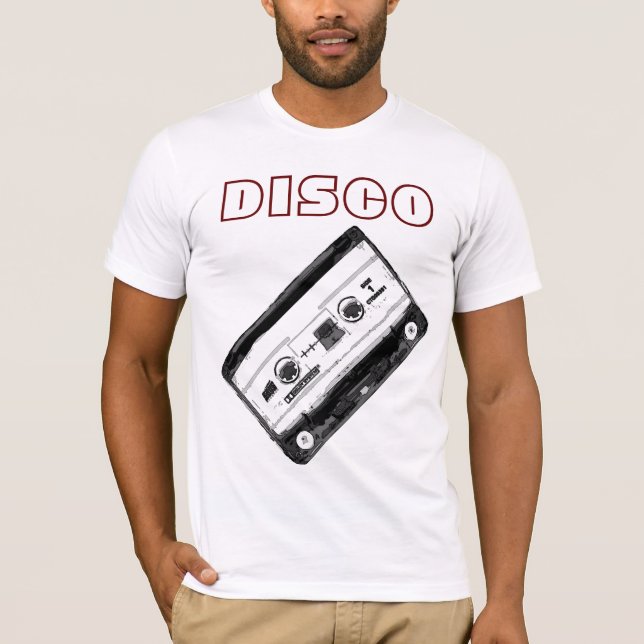 Disco Cassette 70's Music Entertainment Retro T-Shirt (Vorderseite)
