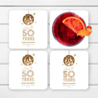 Disco-Cheers 50-jähriges Party zum Hochzeitstag