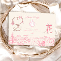 Disco Cowgirl Baby Duschdiapper Raffle