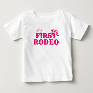 Disco-Cowgirl erstes Rodeo Baby T-shirt