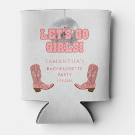 Disco Cowgirl Lasse Go Girls Junggeselinnen-Abschi Dosenkühler