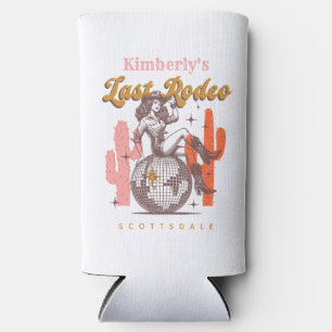 Disco Cowgirl Last Rodeo Junggeselinnen-Abschied Selters Dosenkühler