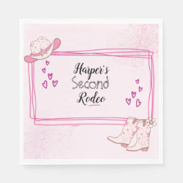 Disco Cowgirl Paper Napkin Serviette