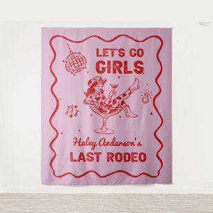 Disco-Cowgirl-Rodeo-Junggesellinnenabschied Wandteppich