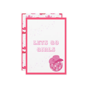 Disco Cowgirl Save The Date