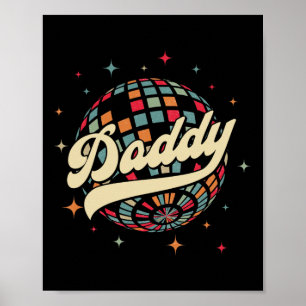 Disco Daddy 60er 70er Mens Party Kostüme Vater Vat Poster