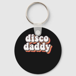 Disco Daddy Groovy Retro Hippie 70er Disco Schlüsselanhänger