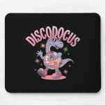 Disco Dancing Dinosaur Diplodocus Dino Funny 70s D Mousepad<br><div class="desc">Disco Dancing Dinosaur Diplodocus Dino Funny 70s Disco</div>