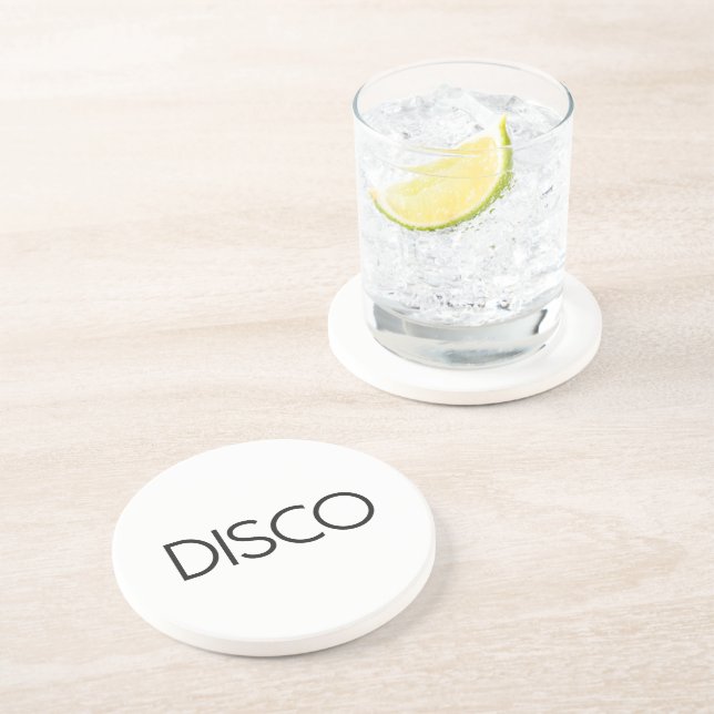 DISCO Dancing Getränkeuntersetzer (Seite)