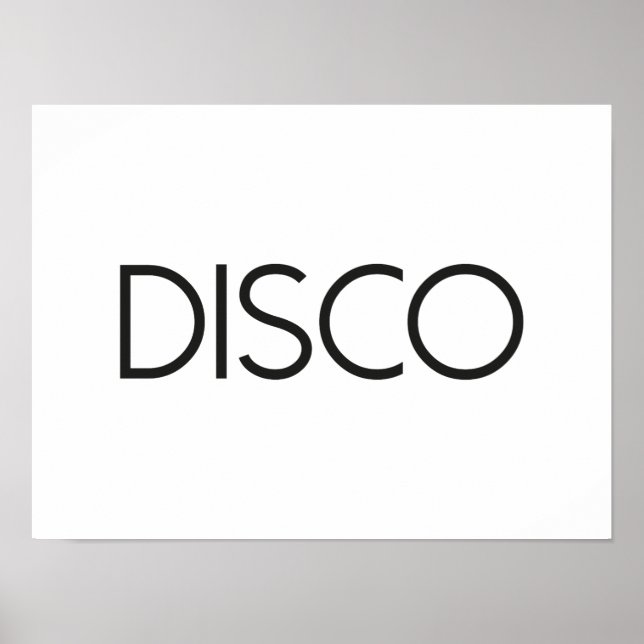 DISCO Dancing Poster (Vorne)