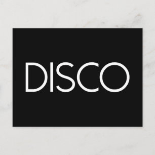 DISCO Dancing Postkarte